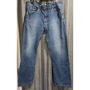 Joseph Abboud Men's Classic Fit Jeans Med. Wash Size 35x32‎  light distressing